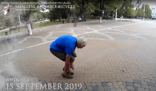 Smallest Rideable Bicycle in the World