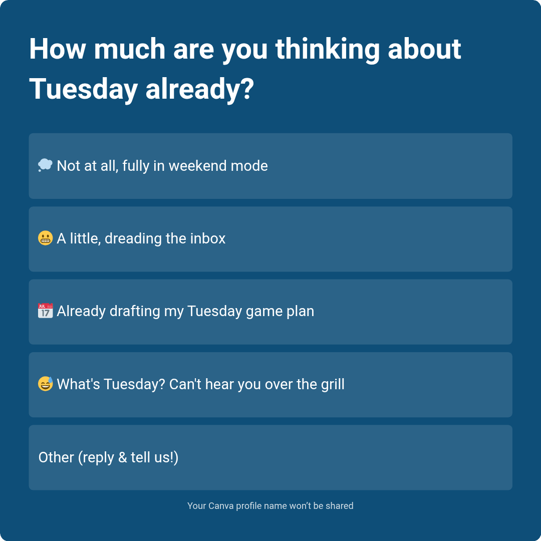 TA Poll Weekender 240